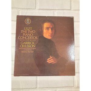 Classical Vinyl Franz Liszt 1st and 2nd Piano Concertos performed by Garrick Ohl